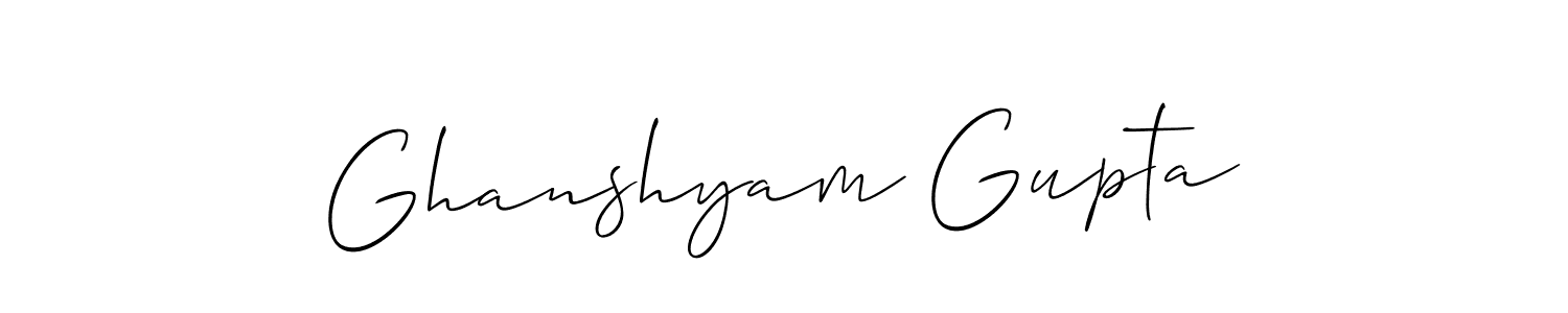 Once you've used our free online signature maker to create your best signature Allison_Script style, it's time to enjoy all of the benefits that Ghanshyam Gupta name signing documents. Ghanshyam Gupta signature style 2 images and pictures png