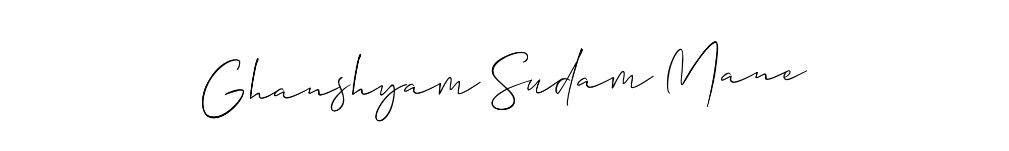 Make a beautiful signature design for name Ghanshyam Sudam Mane. Use this online signature maker to create a handwritten signature for free. Ghanshyam Sudam Mane signature style 2 images and pictures png