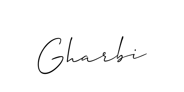 Best and Professional Signature Style for Gharbi. Allison_Script Best Signature Style Collection. Gharbi signature style 2 images and pictures png