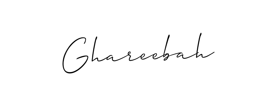 You can use this online signature creator to create a handwritten signature for the name Ghareebah. This is the best online autograph maker. Ghareebah signature style 2 images and pictures png