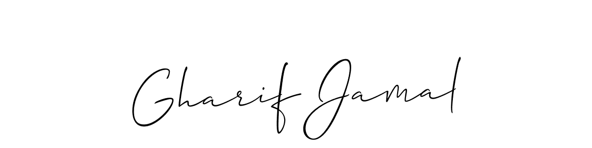 Make a beautiful signature design for name Gharif Jamal. Use this online signature maker to create a handwritten signature for free. Gharif Jamal signature style 2 images and pictures png