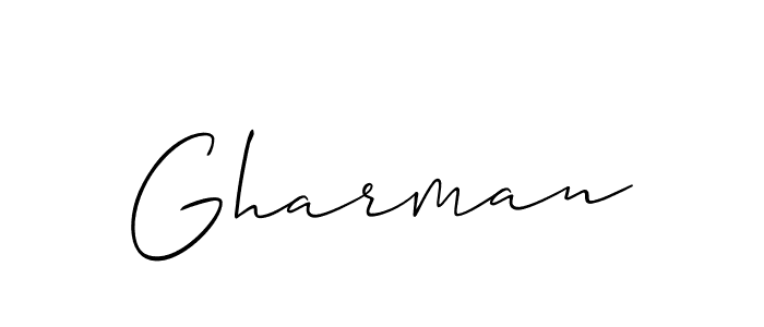 if you are searching for the best signature style for your name Gharman. so please give up your signature search. here we have designed multiple signature styles  using Allison_Script. Gharman signature style 2 images and pictures png