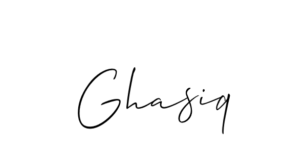 Make a beautiful signature design for name Ghasiq. Use this online signature maker to create a handwritten signature for free. Ghasiq signature style 2 images and pictures png