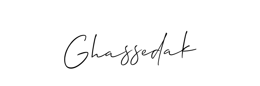 Ghassedak stylish signature style. Best Handwritten Sign (Allison_Script) for my name. Handwritten Signature Collection Ideas for my name Ghassedak. Ghassedak signature style 2 images and pictures png