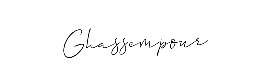 The best way (Allison_Script) to make a short signature is to pick only two or three words in your name. The name Ghassempour include a total of six letters. For converting this name. Ghassempour signature style 2 images and pictures png
