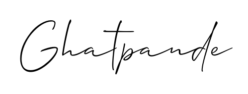 The Allison_Script typeface gives name Ghatpande a refined look. Suitable for certificates, diplomas, and official verification. Ghatpande signature style 2 images and pictures png