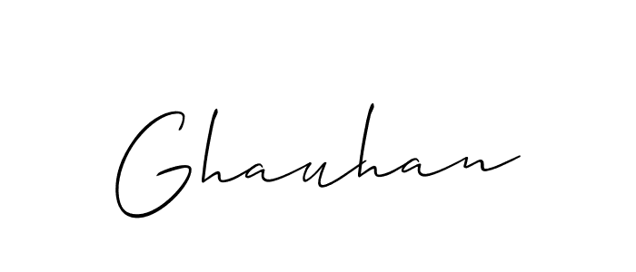 You should practise on your own different ways (Allison_Script) to write your name (Ghauhan) in signature. don't let someone else do it for you. Ghauhan signature style 2 images and pictures png