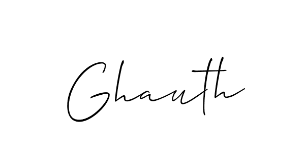 The best way (Allison_Script) to make a short signature is to pick only two or three words in your name. The name Ghauth include a total of six letters. For converting this name. Ghauth signature style 2 images and pictures png