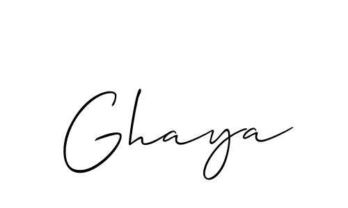 Ghaya stylish signature style. Best Handwritten Sign (Allison_Script) for my name. Handwritten Signature Collection Ideas for my name Ghaya. Ghaya signature style 2 images and pictures png