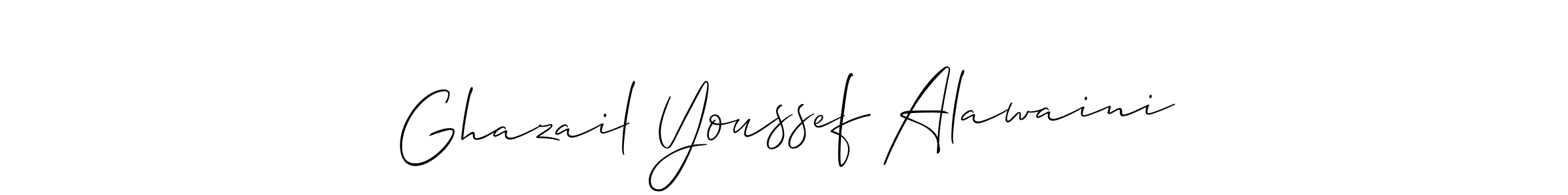 Here are the top 10 professional signature styles for the name Ghazail Youssef Alawaini. These are the best autograph styles you can use for your name. Ghazail Youssef Alawaini signature style 2 images and pictures png