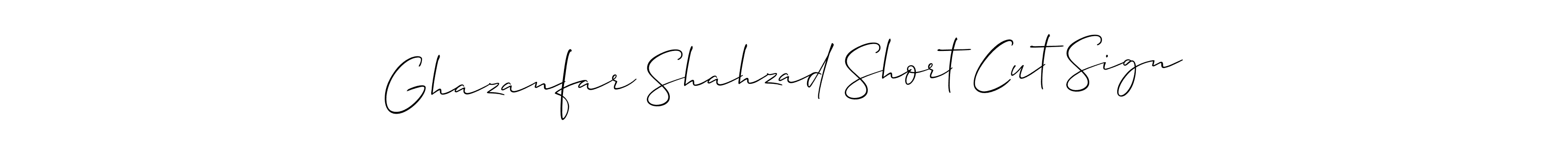 Use a signature maker to create a handwritten signature online. With this signature software, you can design (Allison_Script) your own signature for name Ghazanfar Shahzad Short Cut Sign. Ghazanfar Shahzad Short Cut Sign signature style 2 images and pictures png
