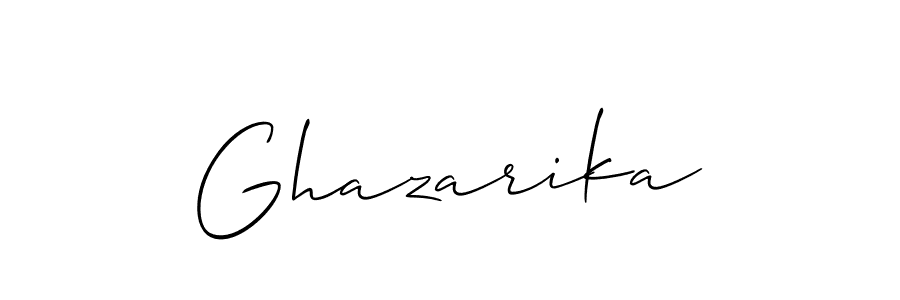 Best and Professional Signature Style for Ghazarika. Allison_Script Best Signature Style Collection. Ghazarika signature style 2 images and pictures png