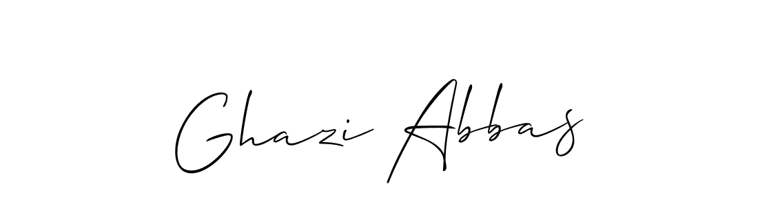 Also You can easily find your signature by using the search form. We will create Ghazi Abbas name handwritten signature images for you free of cost using Allison_Script sign style. Ghazi Abbas signature style 2 images and pictures png