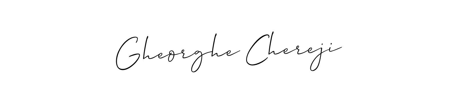if you are searching for the best signature style for your name Gheorghe Chereji. so please give up your signature search. here we have designed multiple signature styles  using Allison_Script. Gheorghe Chereji signature style 2 images and pictures png