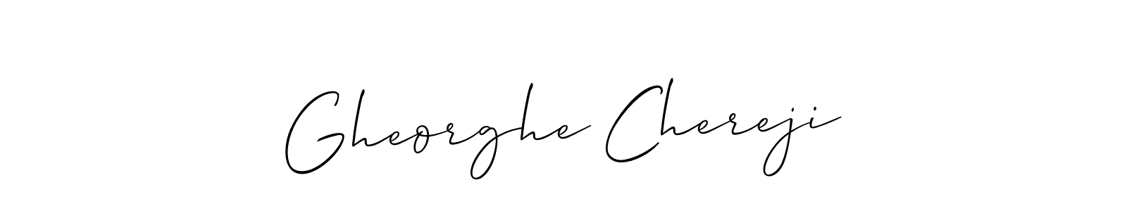 You should practise on your own different ways (Allison_Script) to write your name (Gheorghe Chereji) in signature. don't let someone else do it for you. Gheorghe Chereji signature style 2 images and pictures png