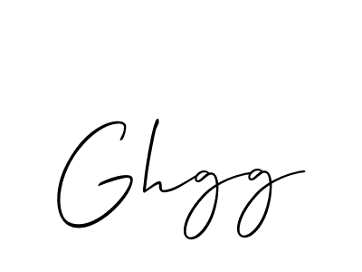 Create a beautiful signature design for name Ghgg. With this signature (Allison_Script) fonts, you can make a handwritten signature for free. Ghgg signature style 2 images and pictures png