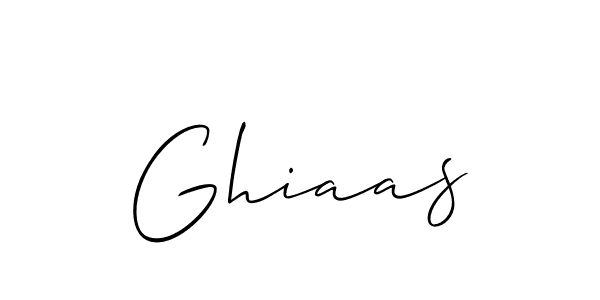 Make a beautiful signature design for name Ghiaas. Use this online signature maker to create a handwritten signature for free. Ghiaas signature style 2 images and pictures png