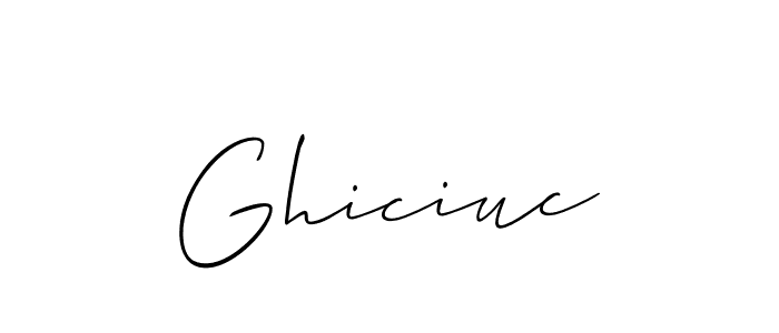 Make a beautiful signature design for name Ghiciuc. Use this online signature maker to create a handwritten signature for free. Ghiciuc signature style 2 images and pictures png