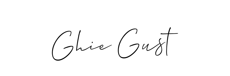 Once you've used our free online signature maker to create your best signature Allison_Script style, it's time to enjoy all of the benefits that Ghie Gust name signing documents. Ghie Gust signature style 2 images and pictures png