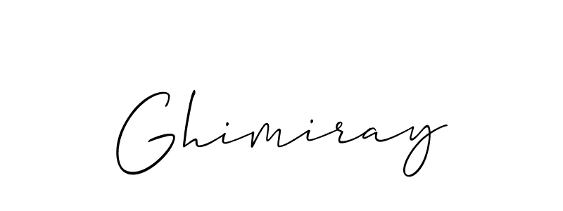 if you are searching for the best signature style for your name Ghimiray. so please give up your signature search. here we have designed multiple signature styles  using Allison_Script. Ghimiray signature style 2 images and pictures png