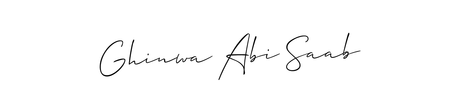 Once you've used our free online signature maker to create your best signature Allison_Script style, it's time to enjoy all of the benefits that Ghinwa Abi Saab name signing documents. Ghinwa Abi Saab signature style 2 images and pictures png