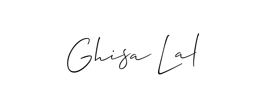 Once you've used our free online signature maker to create your best signature Allison_Script style, it's time to enjoy all of the benefits that Ghisa Lal name signing documents. Ghisa Lal signature style 2 images and pictures png