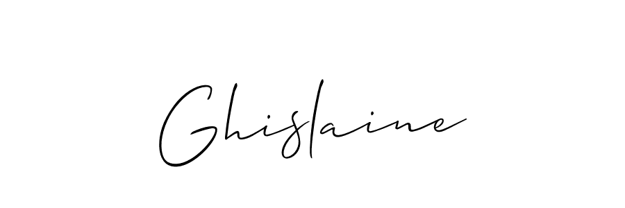 Also we have Ghislaine name is the best signature style. Create professional handwritten signature collection using Allison_Script autograph style. Ghislaine signature style 2 images and pictures png