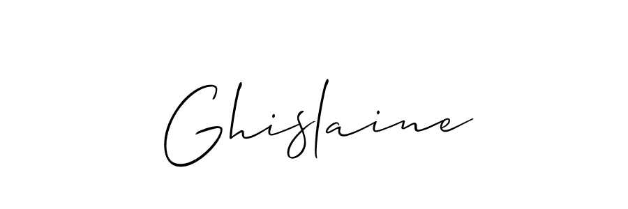 Allison_Script is a professional signature style that is perfect for those who want to add a touch of class to their signature. It is also a great choice for those who want to make their signature more unique. Get Ghislaine name to fancy signature for free. Ghislaine signature style 2 images and pictures png