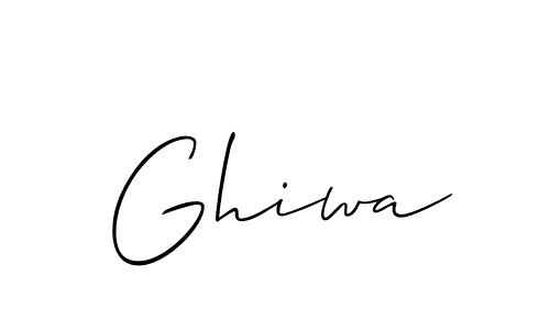 Once you've used our free online signature maker to create your best signature Allison_Script style, it's time to enjoy all of the benefits that Ghiwa name signing documents. Ghiwa signature style 2 images and pictures png