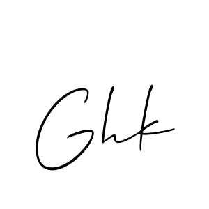 The best way (Allison_Script) to make a short signature is to pick only two or three words in your name. The name Ghk include a total of six letters. For converting this name. Ghk signature style 2 images and pictures png