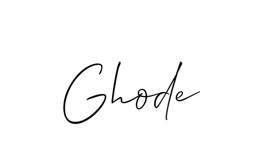 Once you've used our free online signature maker to create your best signature Allison_Script style, it's time to enjoy all of the benefits that Ghode name signing documents. Ghode signature style 2 images and pictures png