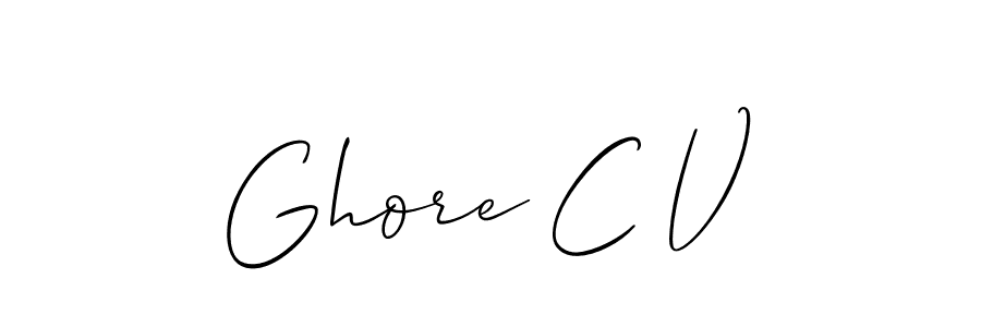 This is the best signature style for the Ghore C V name. Also you like these signature font (Allison_Script). Mix name signature. Ghore C V signature style 2 images and pictures png