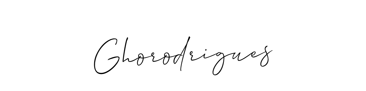 How to make Ghorodrigues name signature. Use Allison_Script style for creating short signs online. This is the latest handwritten sign. Ghorodrigues signature style 2 images and pictures png
