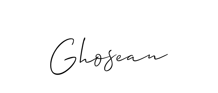 Once you've used our free online signature maker to create your best signature Allison_Script style, it's time to enjoy all of the benefits that Ghosean name signing documents. Ghosean signature style 2 images and pictures png