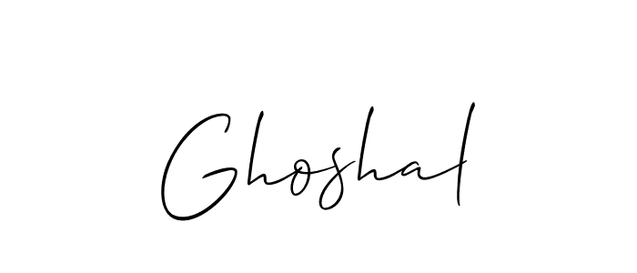 It looks lik you need a new signature style for name Ghoshal. Design unique handwritten (Allison_Script) signature with our free signature maker in just a few clicks. Ghoshal signature style 2 images and pictures png