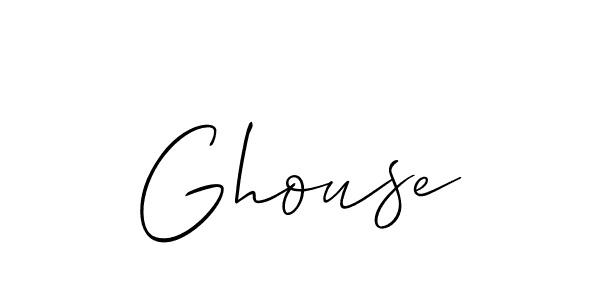 Also we have Ghouse name is the best signature style. Create professional handwritten signature collection using Allison_Script autograph style. Ghouse signature style 2 images and pictures png