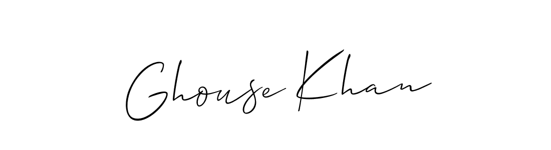 Ghouse Khan stylish signature style. Best Handwritten Sign (Allison_Script) for my name. Handwritten Signature Collection Ideas for my name Ghouse Khan. Ghouse Khan signature style 2 images and pictures png