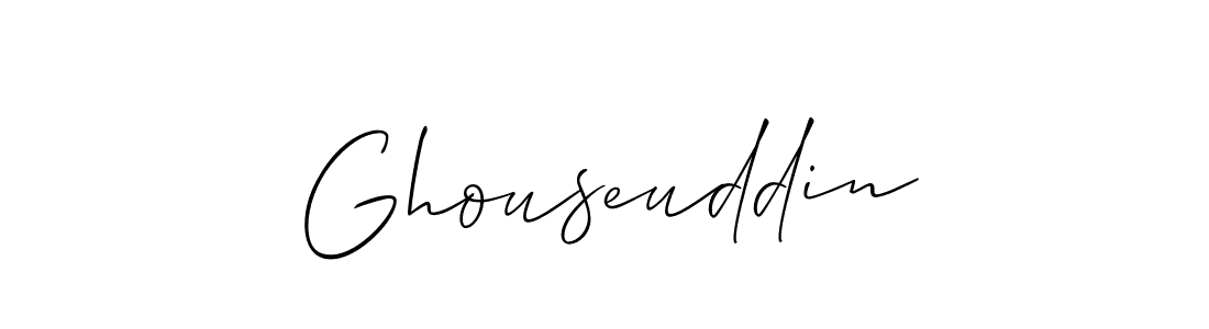 Make a short Ghouseuddin signature style. Manage your documents anywhere anytime using Allison_Script. Create and add eSignatures, submit forms, share and send files easily. Ghouseuddin signature style 2 images and pictures png