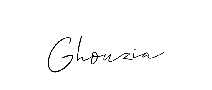 Also we have Ghouzia name is the best signature style. Create professional handwritten signature collection using Allison_Script autograph style. Ghouzia signature style 2 images and pictures png
