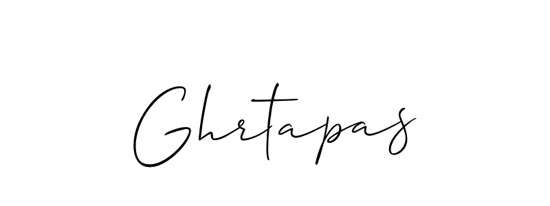 You should practise on your own different ways (Allison_Script) to write your name (Ghrtapas) in signature. don't let someone else do it for you. Ghrtapas signature style 2 images and pictures png