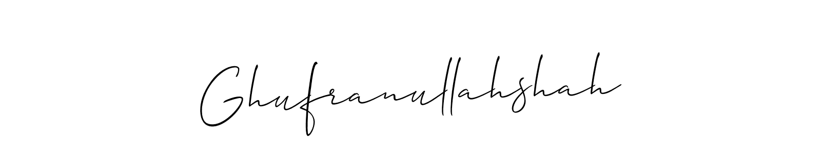 Ghufranullahshah stylish signature style. Best Handwritten Sign (Allison_Script) for my name. Handwritten Signature Collection Ideas for my name Ghufranullahshah. Ghufranullahshah signature style 2 images and pictures png