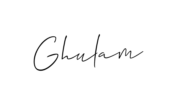 Ghulam stylish signature style. Best Handwritten Sign (Allison_Script) for my name. Handwritten Signature Collection Ideas for my name Ghulam. Ghulam signature style 2 images and pictures png