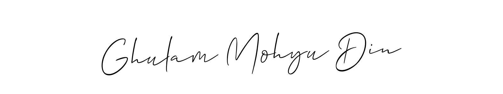 See photos of Ghulam Mohyu Din official signature by Spectra . Check more albums & portfolios. Read reviews & check more about Allison_Script font. Ghulam Mohyu Din signature style 2 images and pictures png