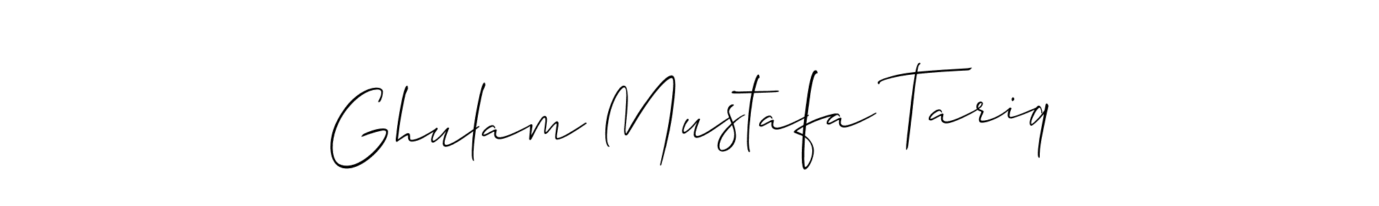 Design your own signature with our free online signature maker. With this signature software, you can create a handwritten (Allison_Script) signature for name Ghulam Mustafa Tariq. Ghulam Mustafa Tariq signature style 2 images and pictures png