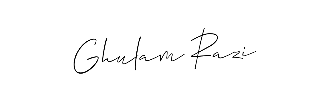 Make a short Ghulam Razi signature style. Manage your documents anywhere anytime using Allison_Script. Create and add eSignatures, submit forms, share and send files easily. Ghulam Razi signature style 2 images and pictures png