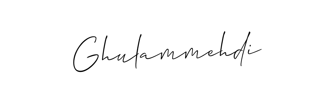 Similarly Allison_Script is the best handwritten signature design. Signature creator online .You can use it as an online autograph creator for name Ghulammehdi. Ghulammehdi signature style 2 images and pictures png