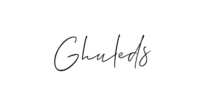 You can use this online signature creator to create a handwritten signature for the name Ghuleds. This is the best online autograph maker. Ghuleds signature style 2 images and pictures png