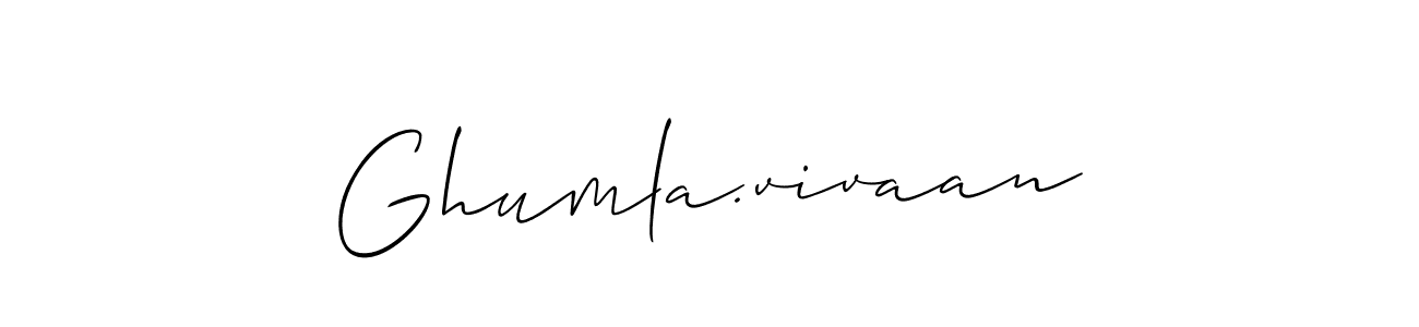 You can use this online signature creator to create a handwritten signature for the name Ghumla.vivaan. This is the best online autograph maker. Ghumla.vivaan signature style 2 images and pictures png