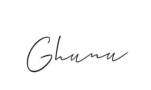 Also You can easily find your signature by using the search form. We will create Ghunu name handwritten signature images for you free of cost using Allison_Script sign style. Ghunu signature style 2 images and pictures png