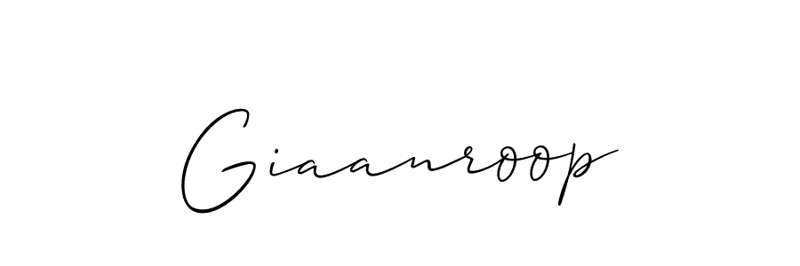 Once you've used our free online signature maker to create your best signature Allison_Script style, it's time to enjoy all of the benefits that Giaanroop name signing documents. Giaanroop signature style 2 images and pictures png